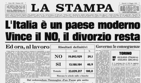 LA STAMPA - DIVORZIO
